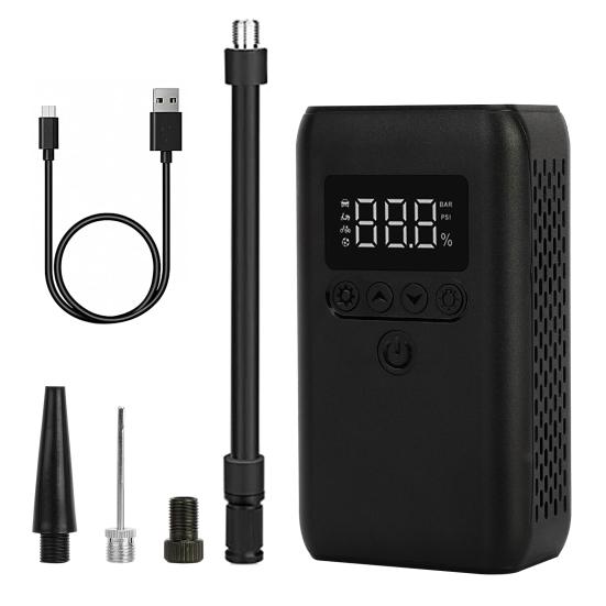 Portable Air Pump Cordless Fast Inflating Rechargeable Digital Electric Tire Pump