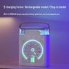 USB Rechargeable Desktop Humidifier Fan with Touch-Screen and Dual Mode
