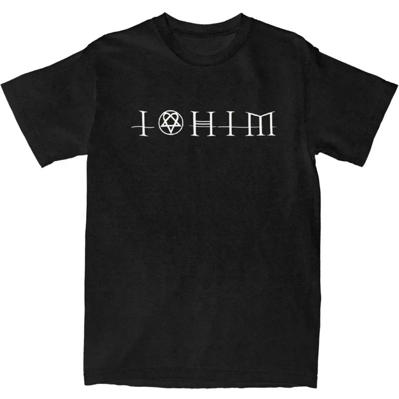 Hip Pop Rock Tshirt Him Band Ville Valo Heartagram Love Metal TShirt Summer Casual Streetwear Print Cotton ShortSleeved Unisex