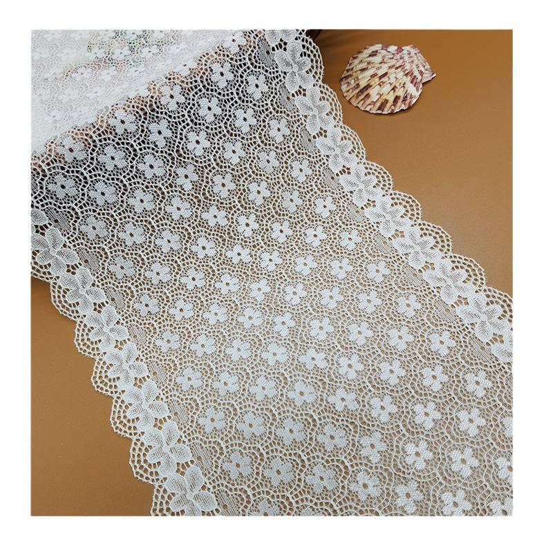 20CM Geniş Örme Elastik Dantel Giyim ve İç Giyim Aksesuarları için