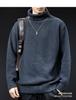 Men's Winter 2025 Loose Heavy Knit Plus Size Trendy Jacket