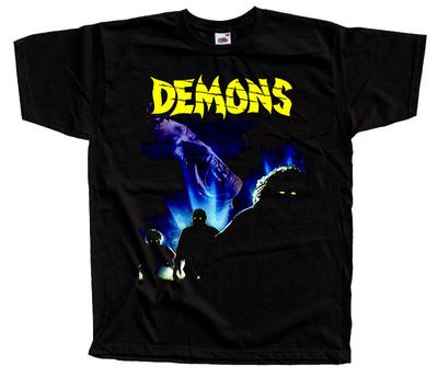 Dämonen V2 Filmplakat Schwarzes Unisex T-Shirt