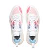 New LiNing Speed 10 Cushioning, Wear Resistant Low Top Basketball Shoes Men's White Pink Blue ABAT085-76