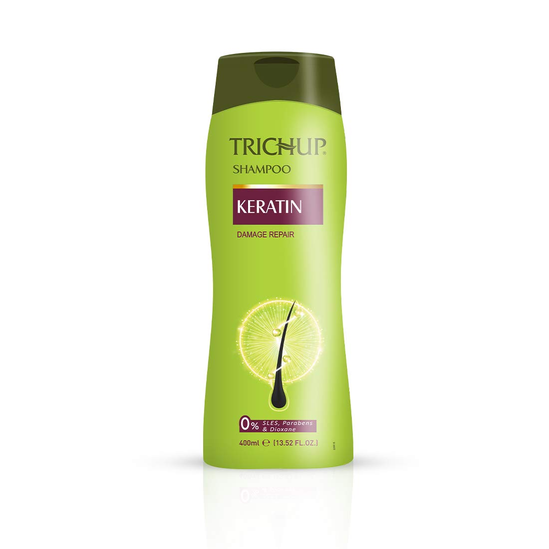 

Trichup Keratin Shampoo 400 ml For Smooth Frizz-Free Hair Strengthens Protects Moisturizes