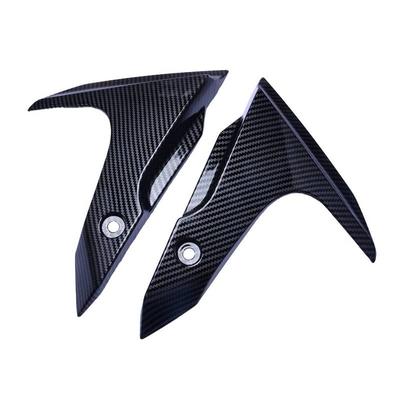 1 Pair Carbon Fiber Texture ABS Motorcycle Front Fender Mud Guard Side Fairing Fit for Yamaha MT-07 FZ07 2014 2015 2016 2017