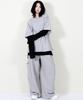 Deumakeu Side Pocket Wide One-Tuck Real Street Sweat Pants Gray