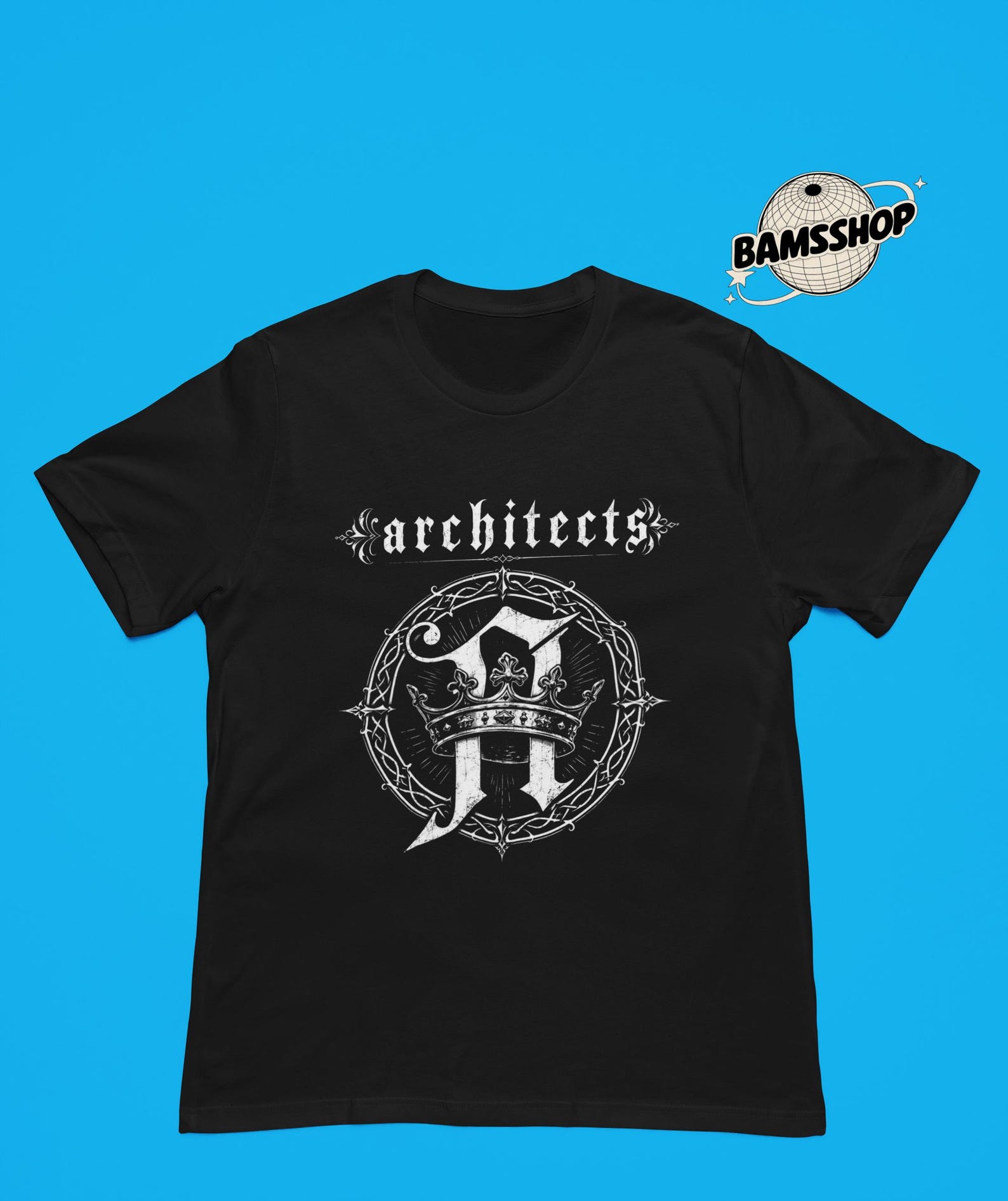 Architects T-Shirt, Hollow Crown Album Graphic Tee, Modern Metalcore Fan Gift XL