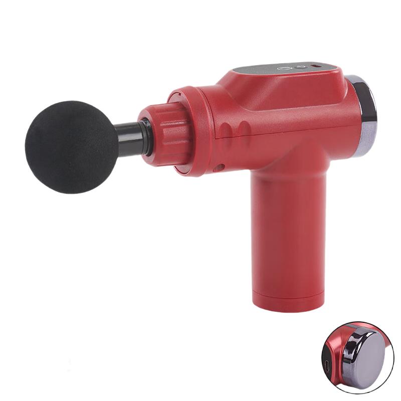 RONG TAI Mini Fascia Massage Gun with Hot Compress and LCD Display