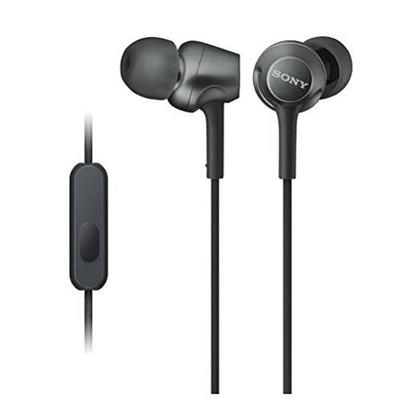 Sony Earphones MDR-EX255AP In-ear Type Remote Control Microphone Black B Electronics Cameras