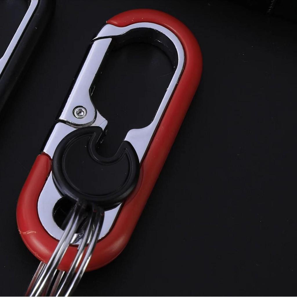 Multifunctional Metal Keychain Bottle Opener & Business Keyring Pendant Gift