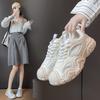 Ins Korean Version Mesh Shoes Women's 2025 Autumn New Versatile Student Cloth Shoes Platform Breathable Casual Women's Shoes LD06
