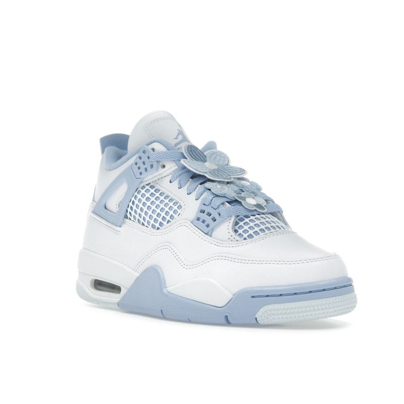 Air Jordan 4 Retro Forget Me Not Dámské tenisky Bílá Hliníková Modrý nádech HV0823-100