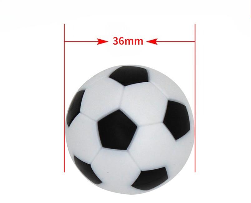 1Pc 28/32/36mmTable Soccer Balls Replacement Football Game Mini Resin Tabletop Soccer Black And White Balls Indoor Party Board