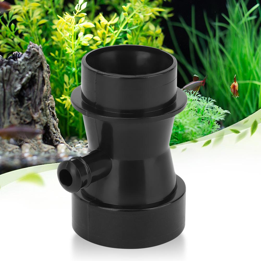 Plastic Black Aquarium Protein Skimmer Separator Venturi Tube DIY Air Suction Nozzle