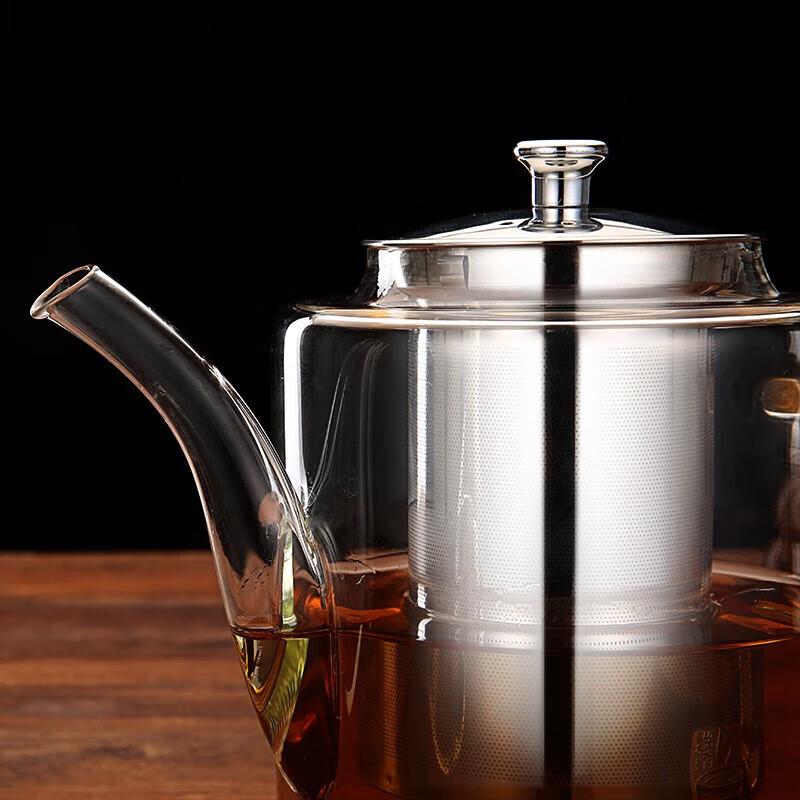 MINGRUN Heat-Resistant Glass Teapot with Infuser