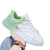 Summer breathable mesh casual board shoes light sports increase height gradient color small white tide shoes autumn