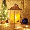 Portable Christmas LED Lights DIY Crafts LED Wind Light Retro Candle Lamp  Christmas Tree