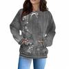 Women's Fashion Daily  Casual Hoodie Long Sleeve Printed Top