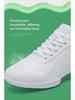 Kinder Wettkampf Aerobic Cheerleading Schuhe - Weiche, Rutschfeste Weiße Schuhe für Training und Wettkämpfe