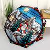 1pc Sonic the Hedgehog Automatic Opening Folding Umbrella with 8-Bone Iron Frame, Portable for Outdoor Use, Travel, Daily Life, and Gifts for Fans.G01