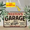 Personalized Metal Garage Sign Retro Wall Art Decor Custom
