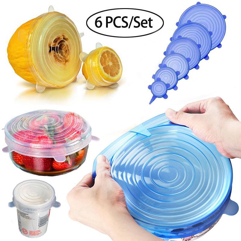 

Эластичная силиконовая крышка для пищевых ёмкостей