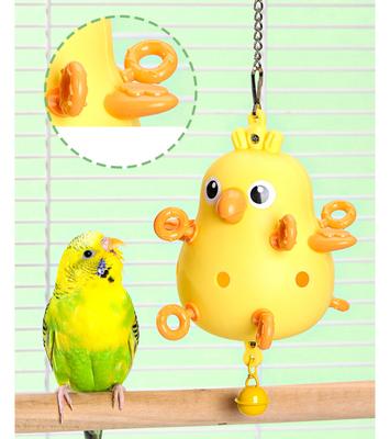 Interactive Bird Plaything Colorful Chewable Ball for Parrots Small Birds Beak Health Maintenance Bird Parrot Hanging Toys