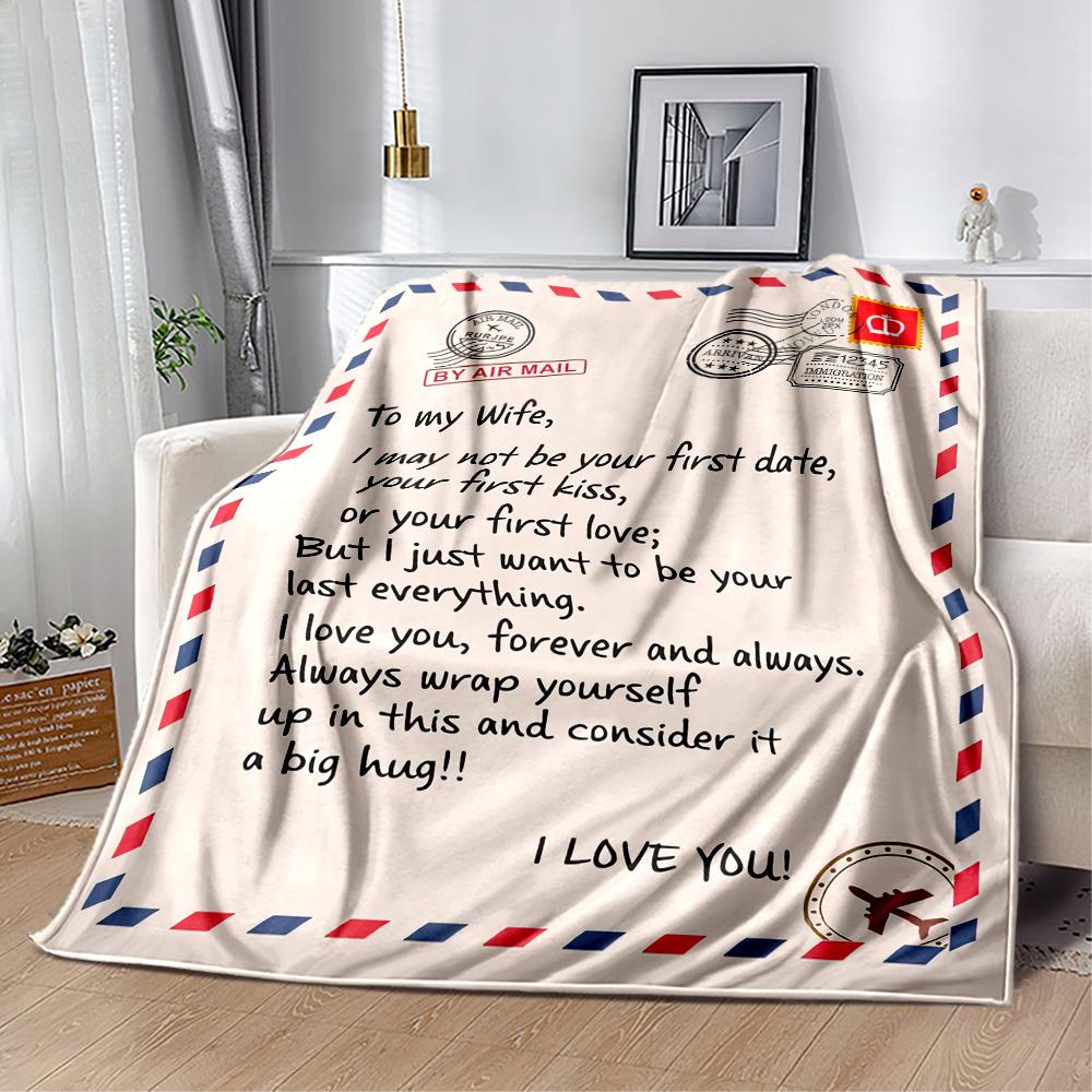 Love Letter To Daughter Blankets Are Suitable for Living Rooms,making Them an Ideal Choice for Outdoor Travel and Gifts.