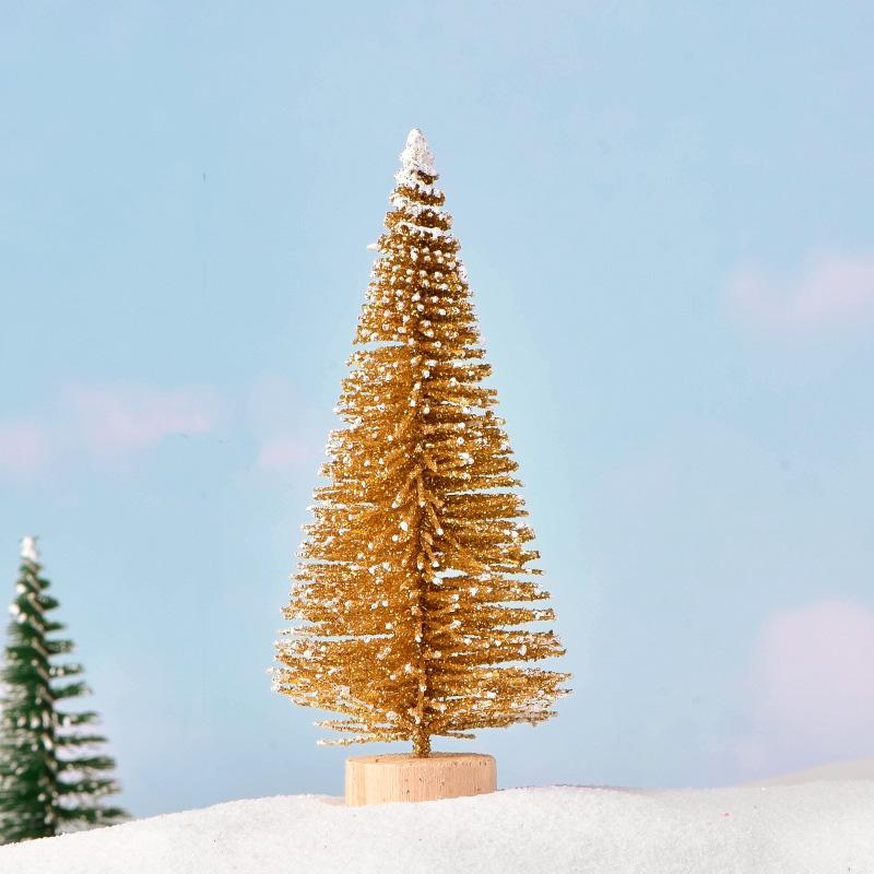 6 buc mini brad de Crăciun din PVC, mic brad de Crăciun, micro peisaj, decorațiuni de Crăciun pentru acasă, cadouri de Crăciun mini, 7 cm/9 cm