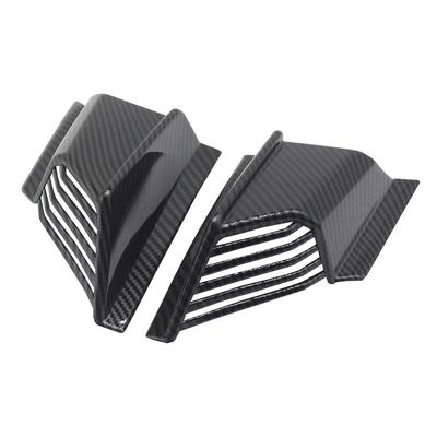 1Pair Motorcycle Fairing Wing Protection Cover Universal Carbon Fiber Style New