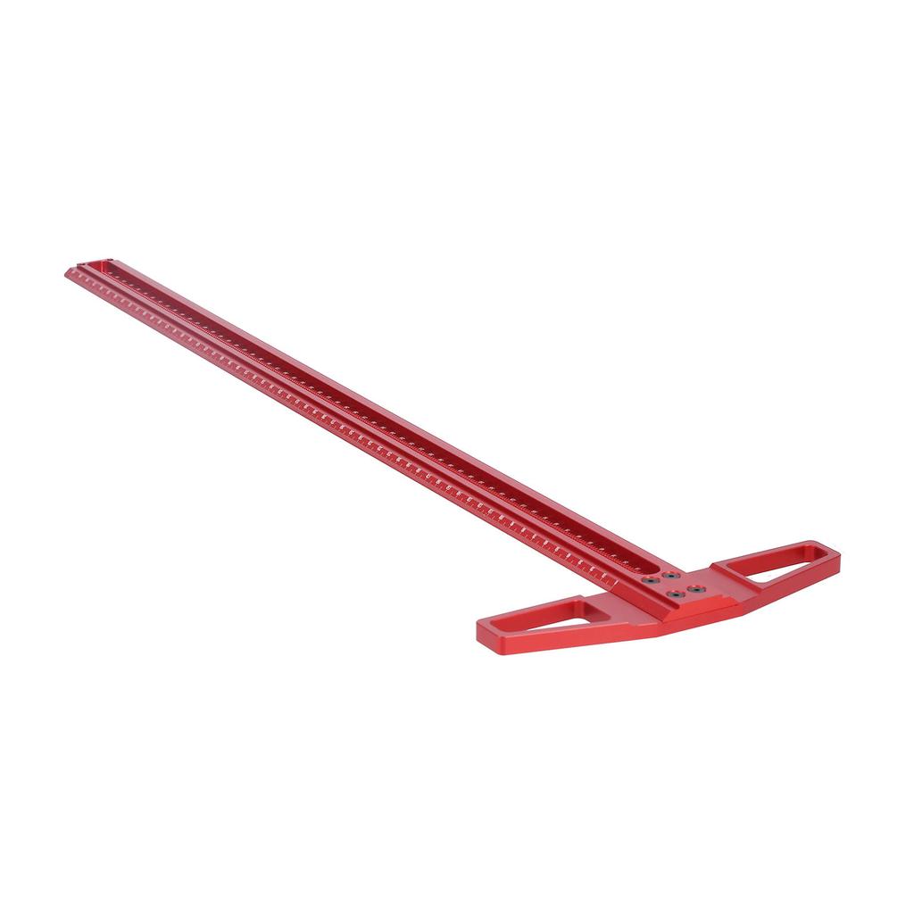 T Type Woodworking Ruler Hole Positioning Scribing Gauge Aluminum Alloy Measuring Tool for Carpenter(600mm(T600) )