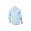 Anta Training Series Solid Color Logo Zip-Up Hooded Fleece Sweatshirt Men Sweatshirt Keling-Blue 952237737-2