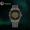 Automatic Watch Silver 3ATM Water Luminous Analog Stainless Steel Strap Watch Fashion Watch Birthday Christmas Day Day Gift Men's Resistant Men's -