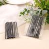 1 Pack 5cm 6cm 7cm 8cm Hair Pins Grips Waved Black Pins Alloy Metal Hair Grips Support