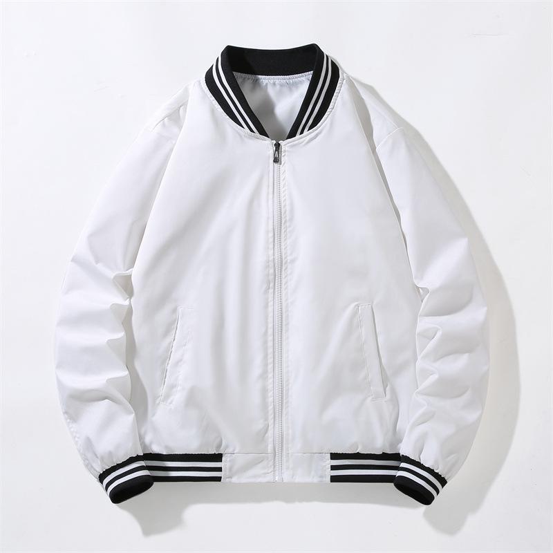 

Мужская тонкая спортивная бейсбольная куртка, свободная и повседневная, красивая куртка с воротником-стойкой XXXL
