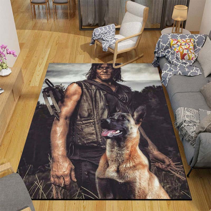 Коврик «Ходячие мертвецы» Декор в гостиную Напольный коврик Ковер Коврики для гостиной 60cm x 90cm