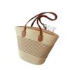 Lazy Wind Seaside Woven Bag Straw Woven Bag Women's Large-capacity Vegetable Basket Tote Bag Shoulder Beach Bag