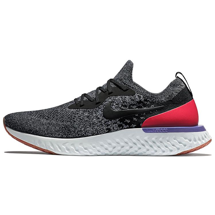 Nike Epic React Flyknit Melns Sarkanais