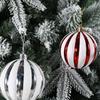 6pcs Creative Christmas Ball Set Plastic Hanging Ornament Christmas Tree Pendant  Wedding