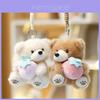 Plush Bear Keychain Cute Soft Doll For Gift And Bag Decoration