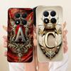 For Xiaomi Redmi Note 15 Pro+ 15Pro 5G Feather Crown Initial Letter Phone Case For Redmi Note 15 Pro Plus 5G Soft Silicone Cases
