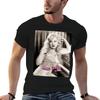 Mae West Klassisches T-Shirt Stilvoller Print Kurzarm-T-Shirt