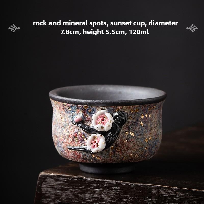 Master teacup teacup tea cup Laoyan mud personal special teacup coarse pottery creative tea ware gift