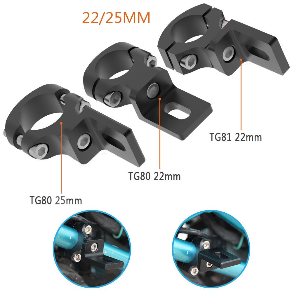22/25MM Mount Bracket For Motorcycle Bumper Modified Headlight Stand Spotlight Extension Pole Frame Support Bracket Holder