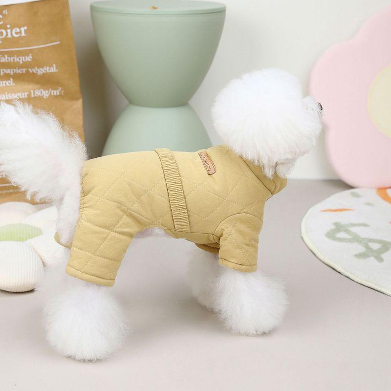 Waterproof Puppy Overalls Boy Dog Jumpsuit Winter Fleece Dog Clothes for Small Dogs Pet Jacket Chihuahua Costume Yorkie Pug Coat