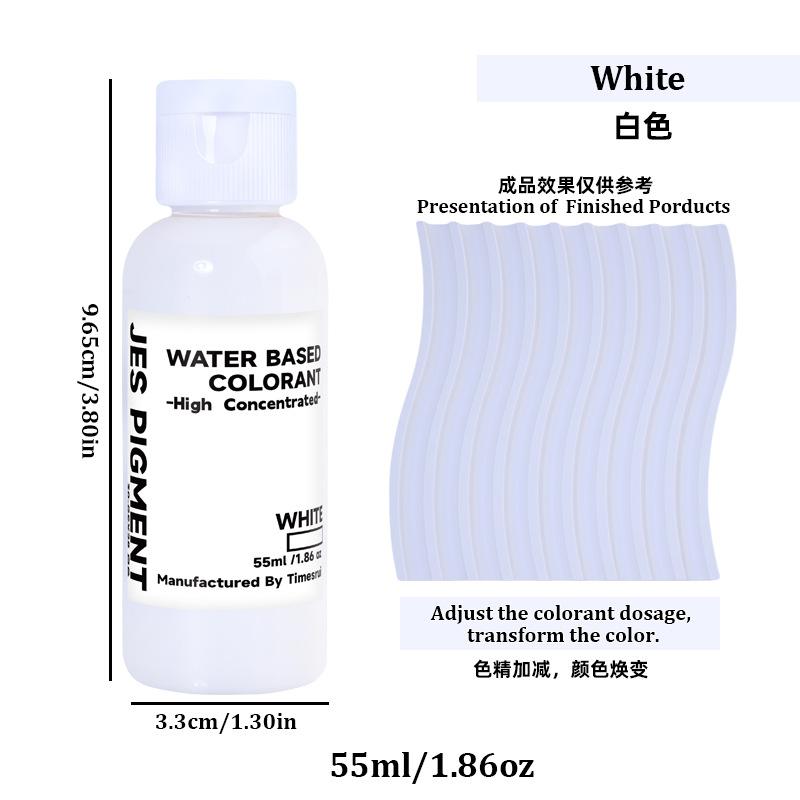 55ml Hochkonzentrierter Wasserbasierter Farbstoff Gips Harz Färbefarben OEM Farbpaste Harzpigment Formen