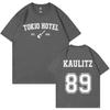 Rock Band Tokio Hotel Kaulitz Tričko Pánská Móda Neformální Tričko s krátkým rukávem Hip Hop Punk Trička nadměrné velikosti Unisex Streetwear