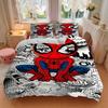 3Pcs Spiderman Comic Adventure Bedding Sets For All Sizes New 3D Printed Bed Cover Comforter Duvet Cover Pillowcase Bedroom Decoration
