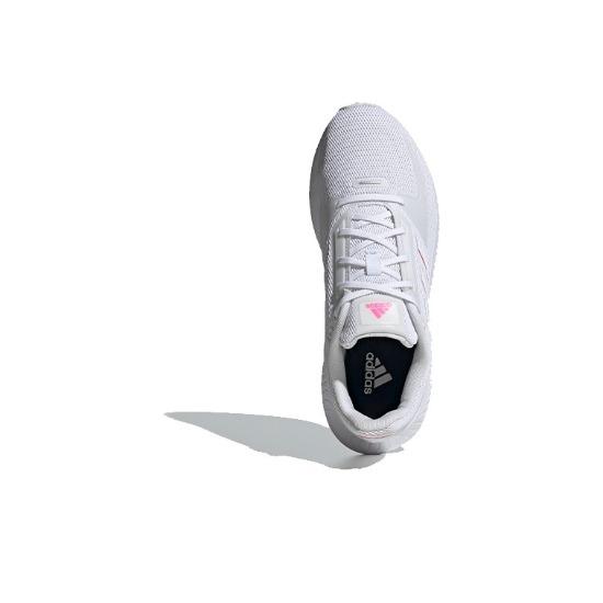 adidas Women's Runfalcon 2.0 White Screaming Pink FY9623