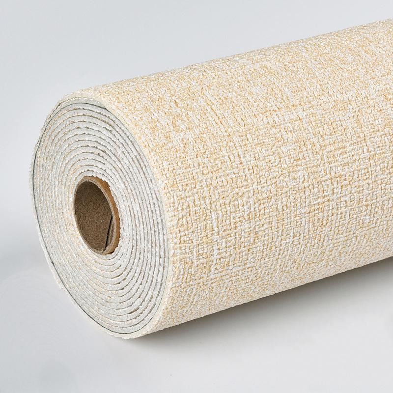 Självhäftande Imitation Linne Väggbeklädnad Renovering Vardagsrum Sovrum Bakgrundsvägg Fuktsäker Mögelresistent Väggdekaler